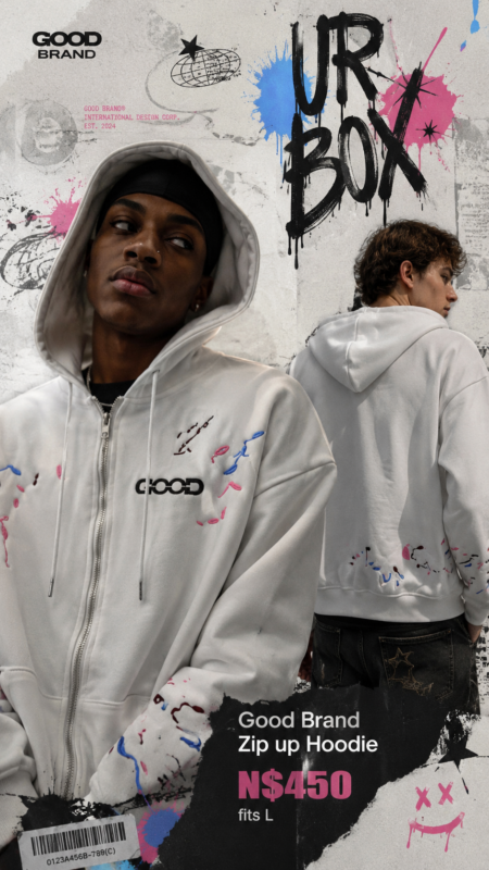 Good Brand Zip up Hoodie N$450 fits L