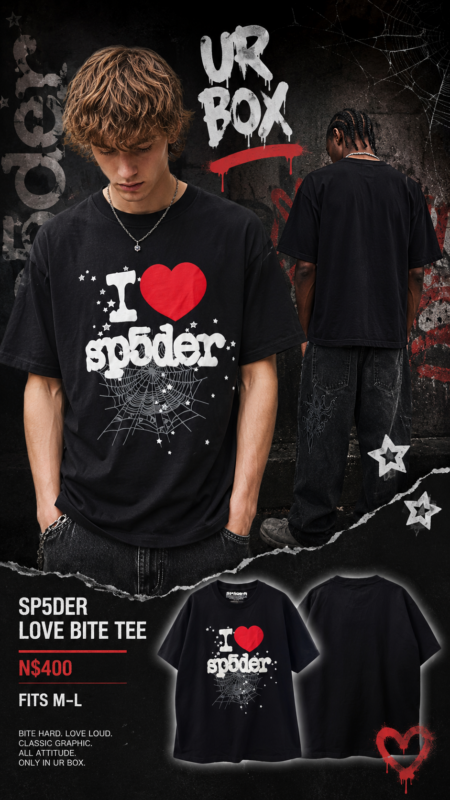 Sp5der Love Bite Tee N$400 fits M-L