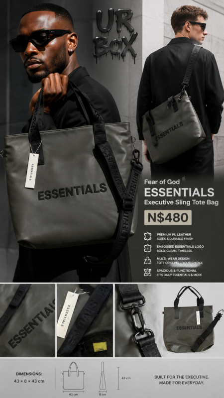 Fear of God ESSENTIALS Executive Sling Tote Bag N$480