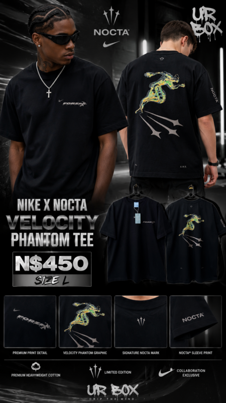 NK x Nocta Velocity Phantom Tee N$450 Size L