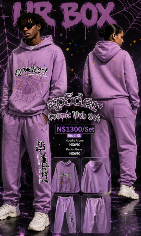 Sp5der Cosmic Web Set N$1300/Set fits L-XL Hoodie Alone N$690 Pants Alone N$690