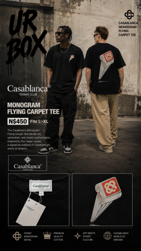 Casablanca Monogram Flying Carpet Tee N$450 Fits L–XL