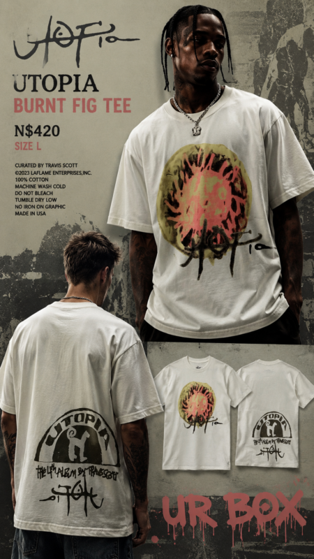 UTOPIA Burnt Fig Tee N$420 Size L