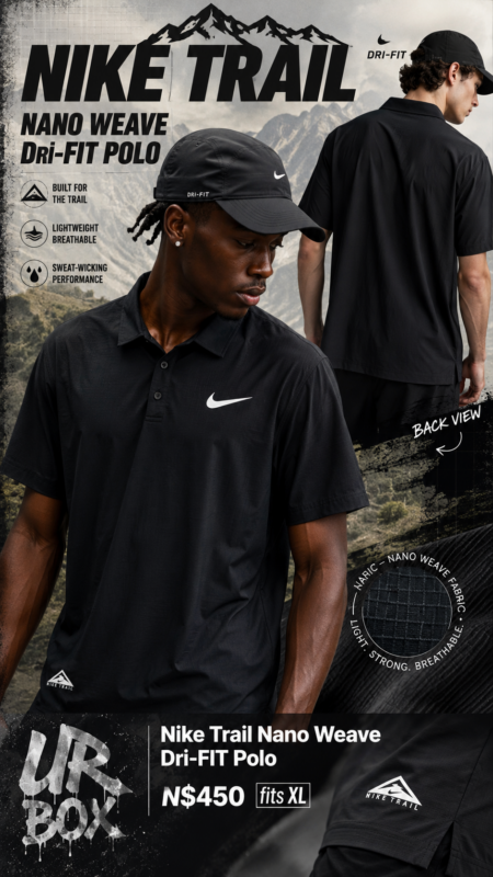 Nike Trail Nano Weave Dri-FIT Polo N$450 fits XL