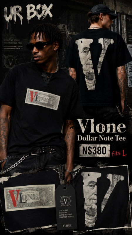 Vlone Dollar Note Tee N$380 fits L