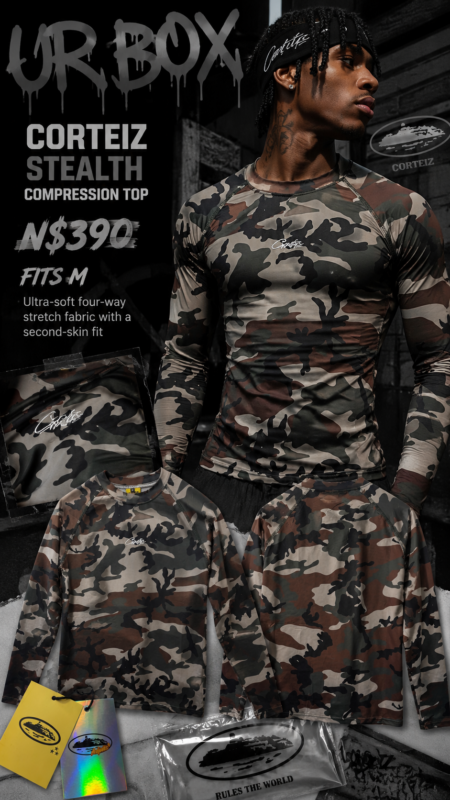 Corteiz Stealth Compression Top N$390 fits M