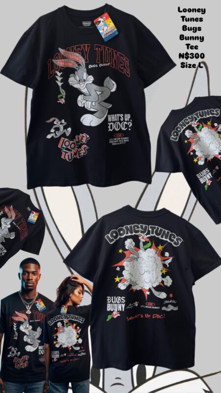Looney Tunes Bugs Bunny Tee N$300 Size L