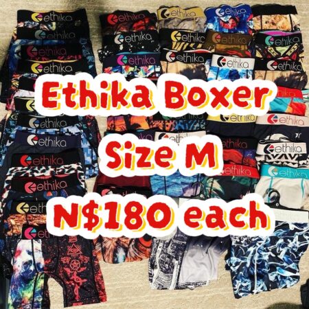 Assorted Ethika Boxers N$180 each Size M