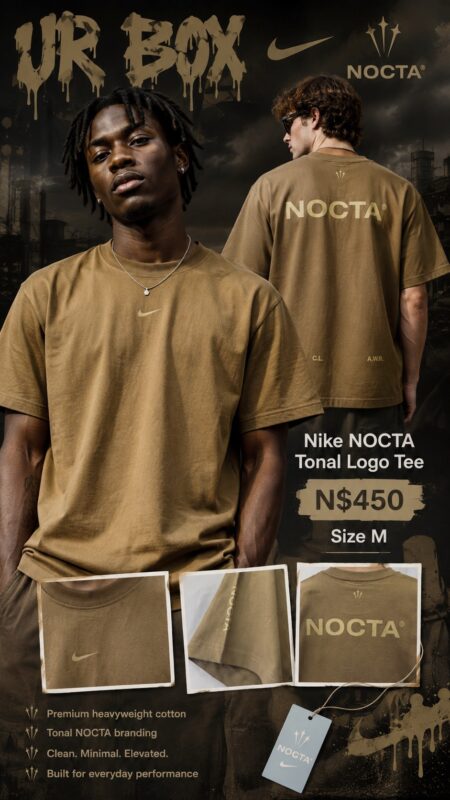 Nike NOCTA Tonal Logo Tee N$450 Size M