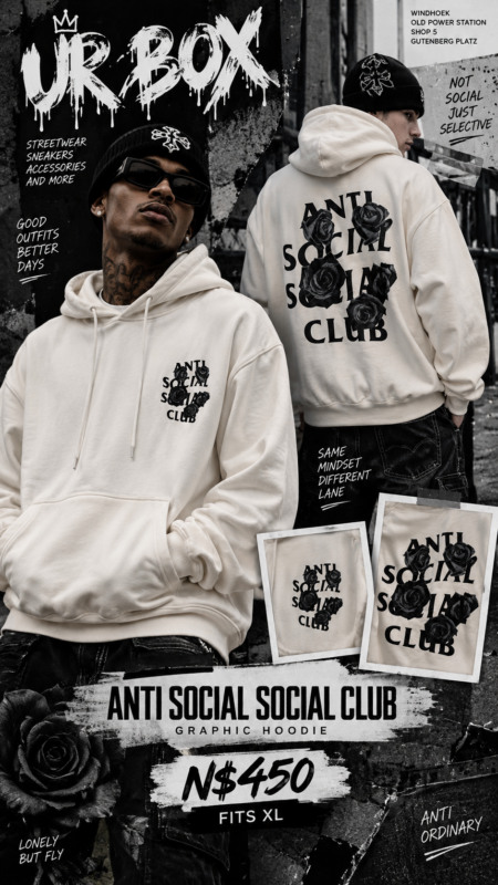 ASSC Graphic Hoodie Fits XL