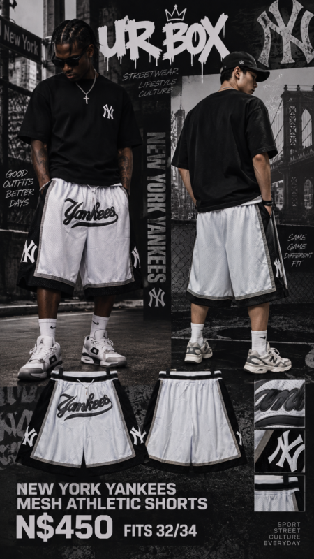 New York Yankees mesh athletic shorts N$450 Fits 32/34