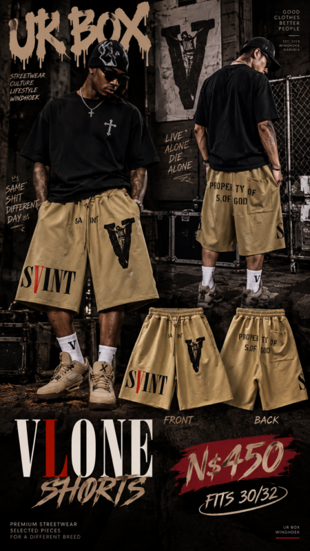 Vlone shorts fits 30/32 N$450