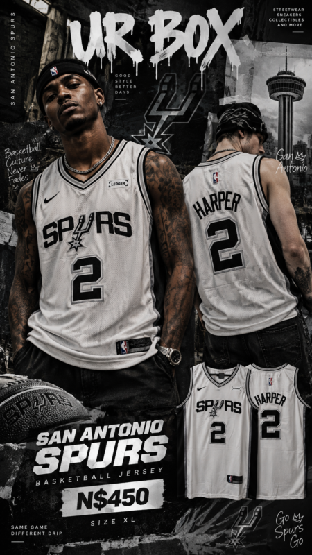 San Antonio Spurs basketball Jersey N$450 size XL