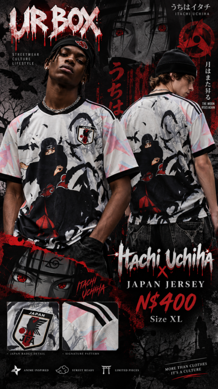 Itachi Uchiha X Japan Jersey N$400 Size XL