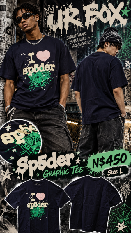 Sp5der Graphic Tee N$450 Size L