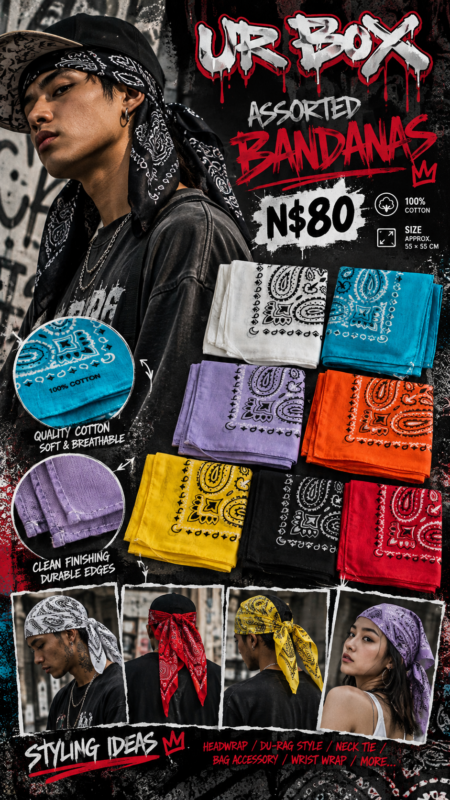 As assorted Bandanas N$80