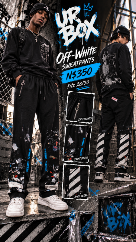 Off-White sweatpants N$350 fitz 28/30
