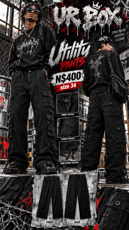 Utility pants N$400 size 34