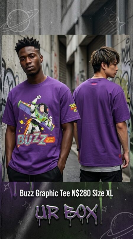 Buzz Graphic Tee N$280 Size XL